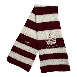 Roots | Team Canada Scarf | Vintage 2002 Winter Olympics Salt Lake City